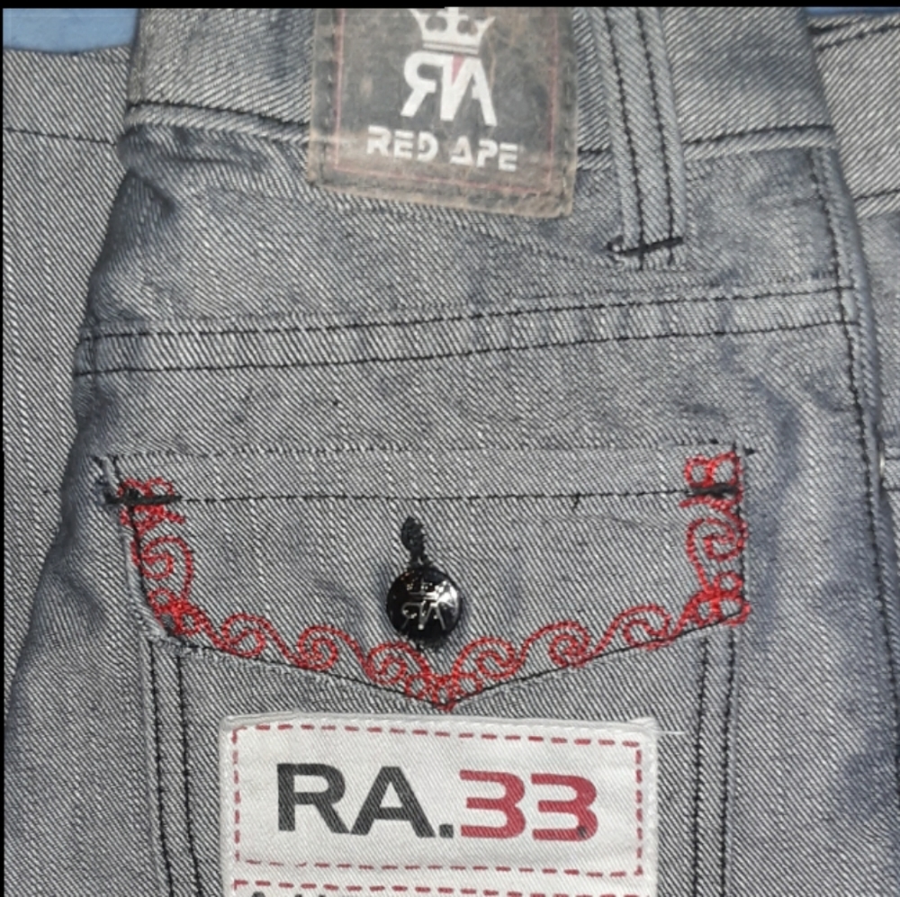 Boys RED APE Denim Shorts
